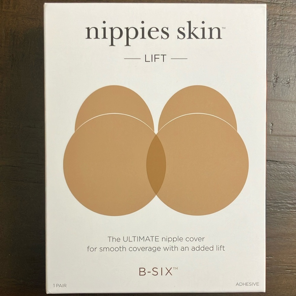 NWT Nippies Skin - Lift - B-SIX Nipple Covers in Caramel L/XL D+ Cup